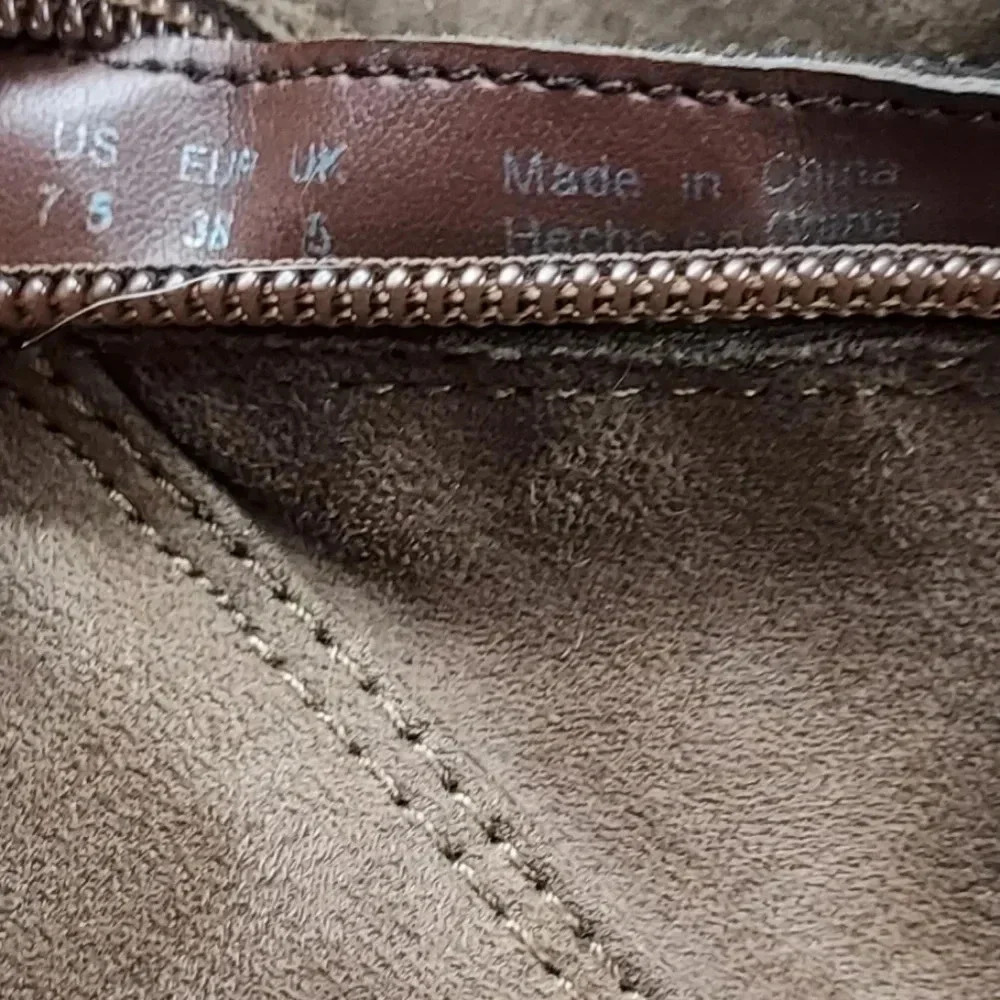 Aldo Womens Boots Brown Suede Size 7.5 - Picture 10 of 10